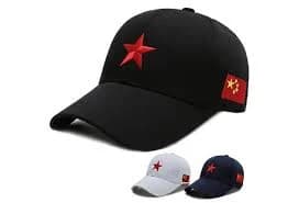 Fashion Unisex Five-pointed Star Embroidery Cap Outdoor Sport Cap Adjustable Snapback Hat Gorras Baseball Casquette