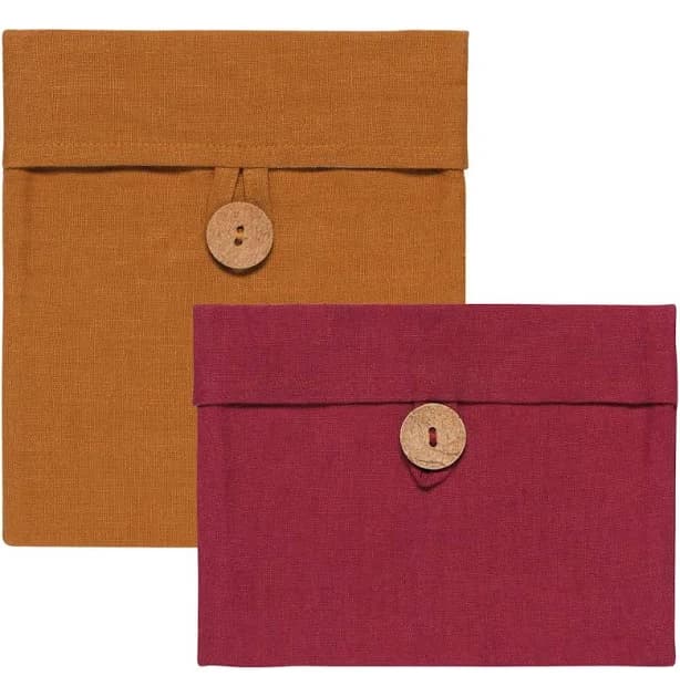 Snack Bags | Amber & Red