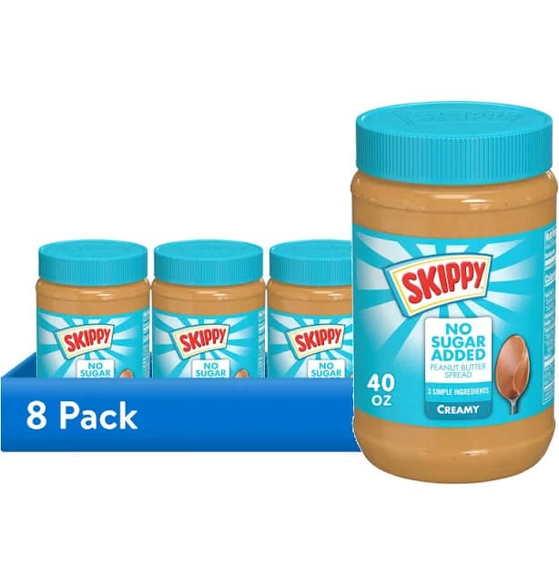 Skippy Creamy Peanut Butter Spread No Sugar Added
