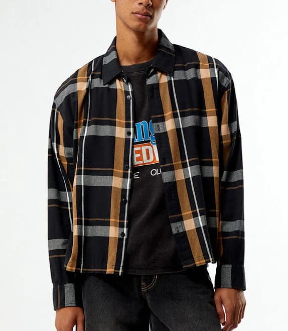 Men's Long Sleeve Flannel Shirt