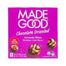 Made_Goods Birthday Cake Granola Bars (20 Count.) Organic, Gluten-Free, Nut-Free Snack Bars for Kids – School Safe, Non-GMO, with Vegetable Nutrients