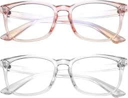 Hycredi Kids Blue Light Blocking Glasses，Anti Eyestrain & UV Protection, Computer Gaming TV Phone Glasses for Boys Girls (Clear Pink+Clear) : Health & Household - Amazon.com