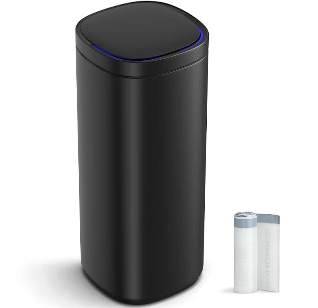 Songmics Home 13-Gallon Motion Sensor Trash Can