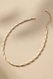 Anthropologie Metal Cha Necklace In Gold - 27% Off | Editorialist