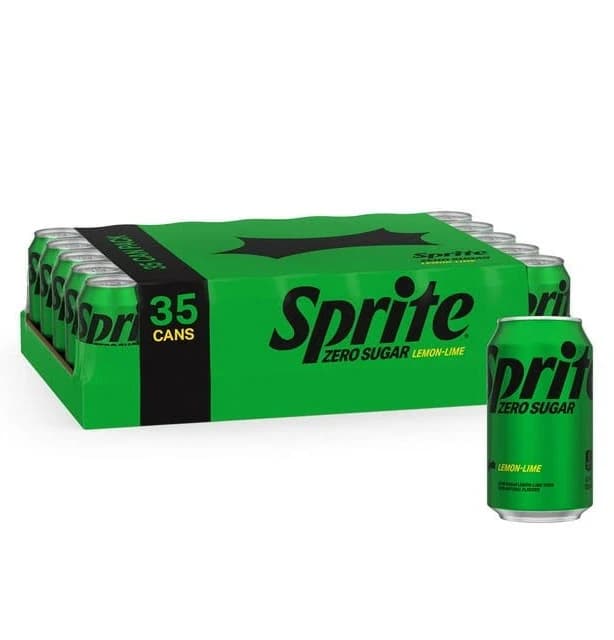 Sprite Zero Sugar Lemon Lime Soda Soft Drinks