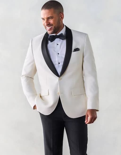 Merino Wool Shawl Jacket Tuxedo
