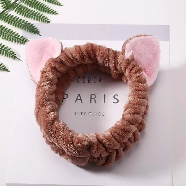 Still Serenity Fleece Cat Ears Elastic Headbands