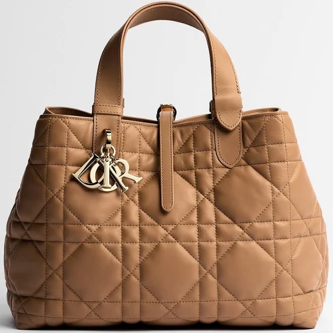 Dior Women's Medium Dior Toujours Bag in Macrocannage Calfskin