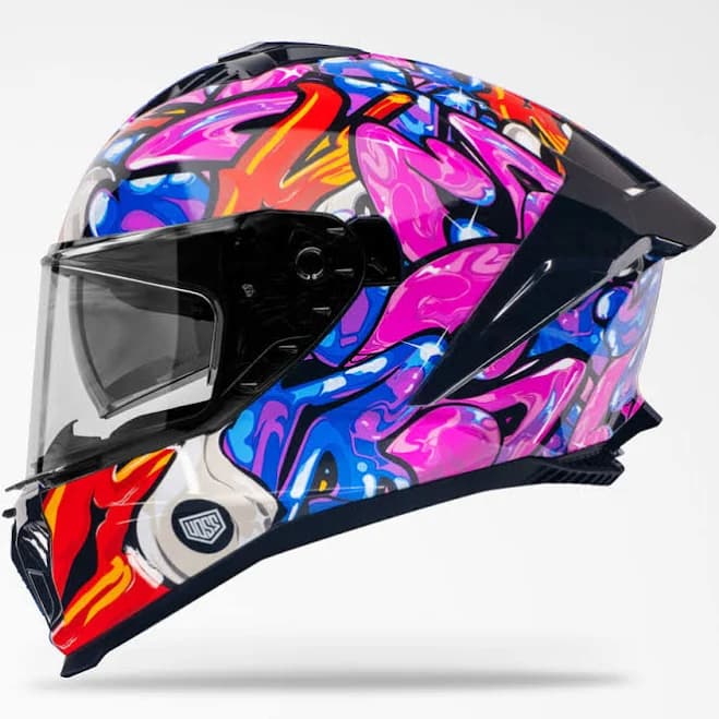 Voss 993 Moto‐S Bubble Tea Full Face Helmet
