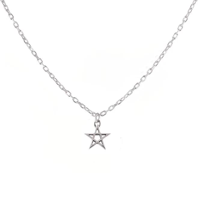 Alex Streeter Little Pentagram Charm Necklace