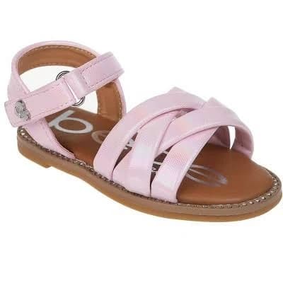 Bebe Girl's Simple and Comfy Open Toe Braided Sandals
