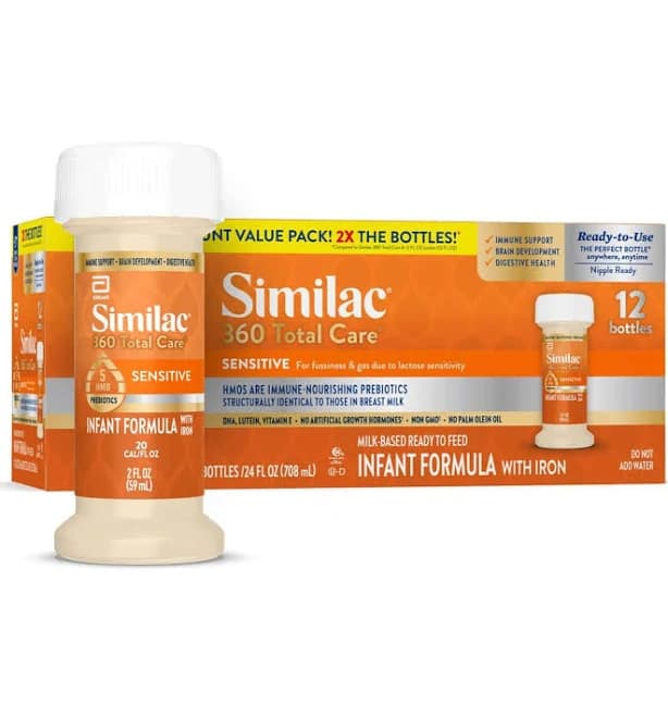 Similac Sensitive 360 Total Care Ready to Feed Infant Formula