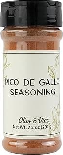 Olive & Vine Pico De Gallo Seasoning, Zesty Flavor, For Tacos & Salsas, Rich Tradition, Authentic Taste, For Global Recipes (7.2 Ounce)