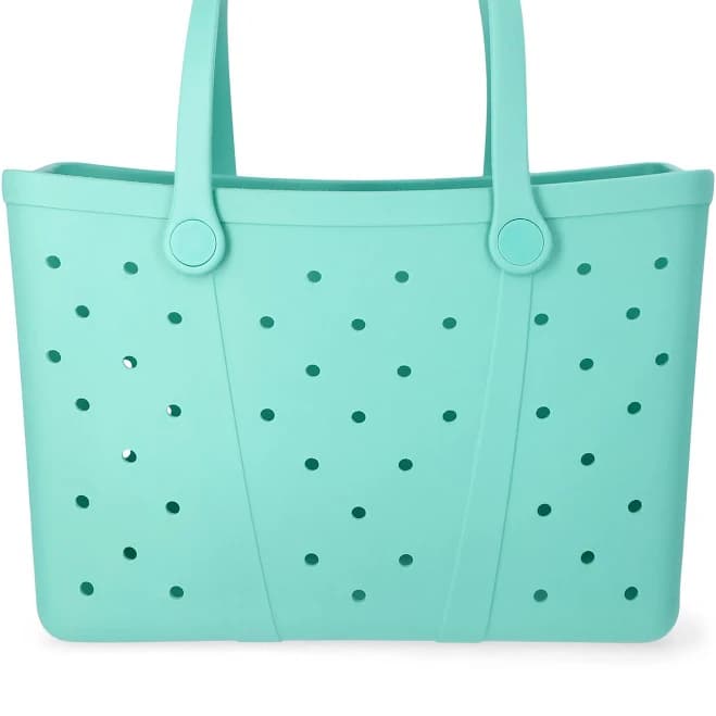 Time and Tru Women's Waterproof Eva Beach Tote Bag