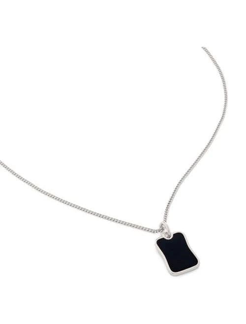 Monica Vinader 18Ct Gold Onyx Pendant Necklace