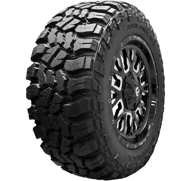 33x12.50R22 Mastertrack Badlands Mt Tires | 4 New | Lt | Load Index 114 | Speed Index Q | 32.7 Overall Diameter | Light Truck Compatible