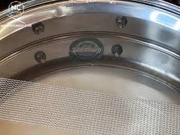 Late 70s Ludwig Supraphonic Snare Drum Pointed Blue/Olive Badge : 5X14 LM400 - Shop.NickCostaMusic.Com