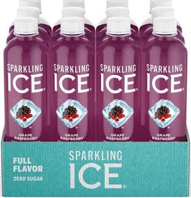 Sparkling Ice Grape Raspberry Sparkling Water