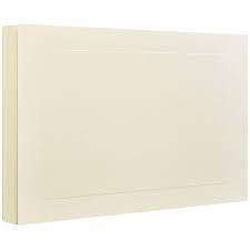 JAM Paper Flat Note Cards, 5 1/8 x 7, Ivory Panel, 50/Pack - Walmart.com