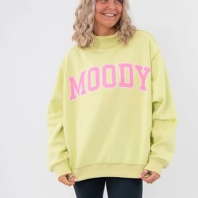Reversible Oversized Mockneck Sweatshirt