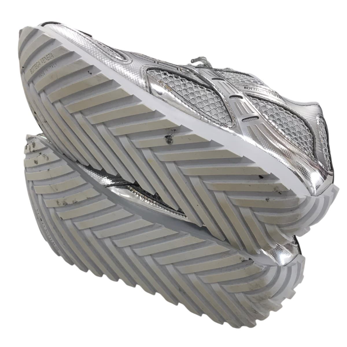BOTTEGA VENETA Orbit Sneakers Silver Size: 42 | eBay
