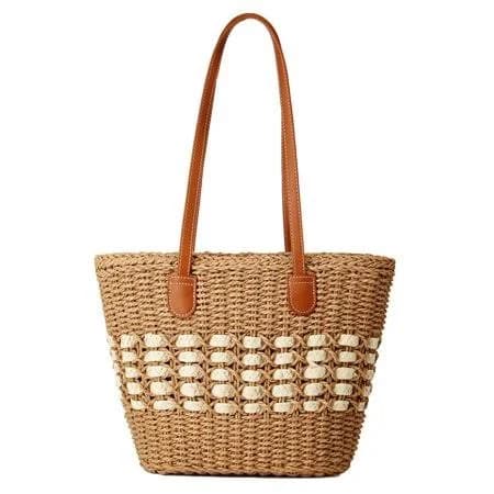 Women's Straw Tote Bag