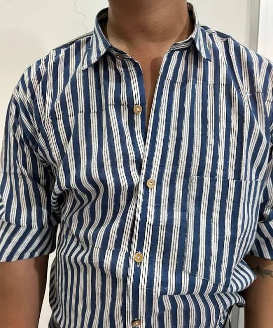 Hand Block Print Cotton Shirt