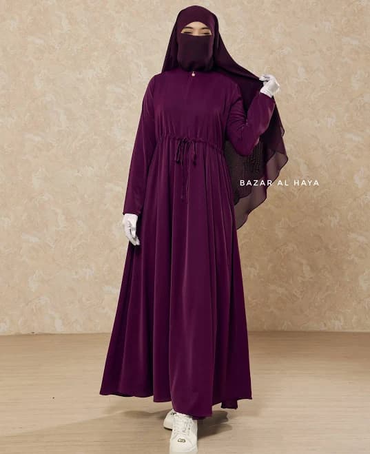 Olive Salam 3 Belted Abaya Dress
