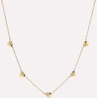 Ana Luisa Lev Mini Heart Station Necklace
