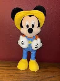Disney Junior Farmer Mickey Mouse Feature Plush