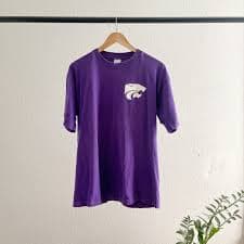 Vintage 1990's Salem Sportswear Kansas State Wildcats Purple Graphic T-Shirt – FUNAAB Zoo Park