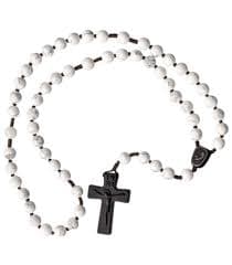 Amazon.com: Sine Cera 8mm Sodalite/Jujube Wood 5 Decade Rosary : Clothing, Shoes & Jewelry