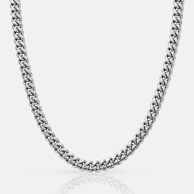 Men's CRAFTD. Silver 6MM Cuban Link Chain