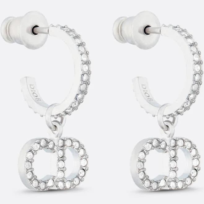 Dior Women's Clair D Lune Crystal Earrings