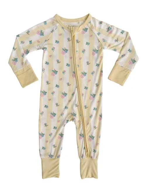 In My Jammers Harper Zipper Romper