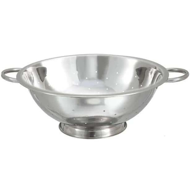 Winco COD-14 Stainless Steel Colander Bowl