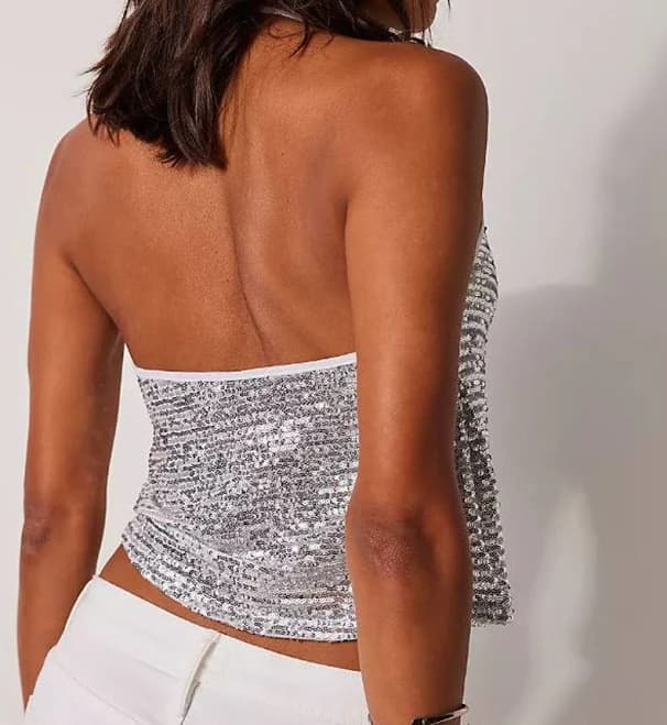 All That Glitters Cowl Neck