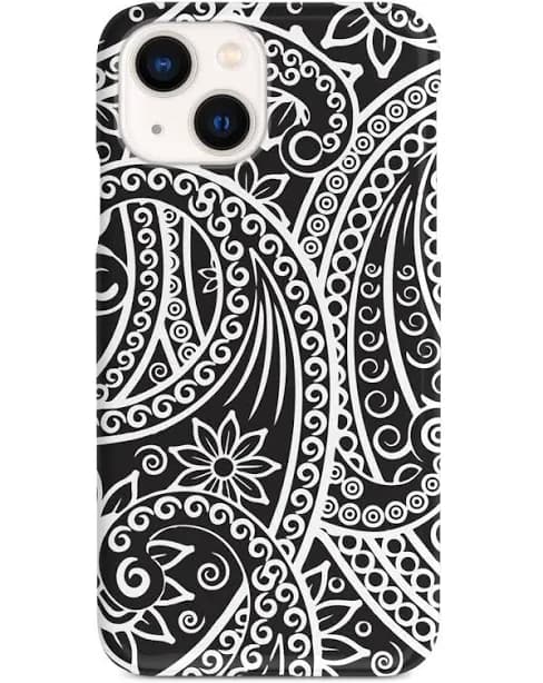 Black & White Swirl Pattern Case