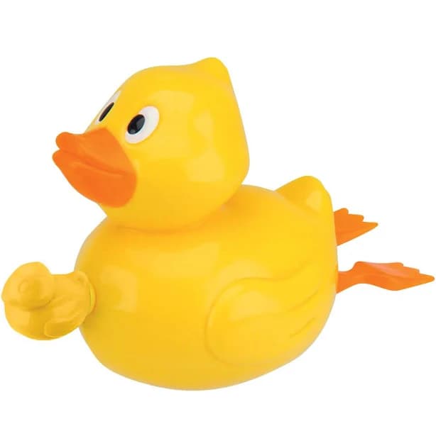 Large Duckie Water Windup Pull String