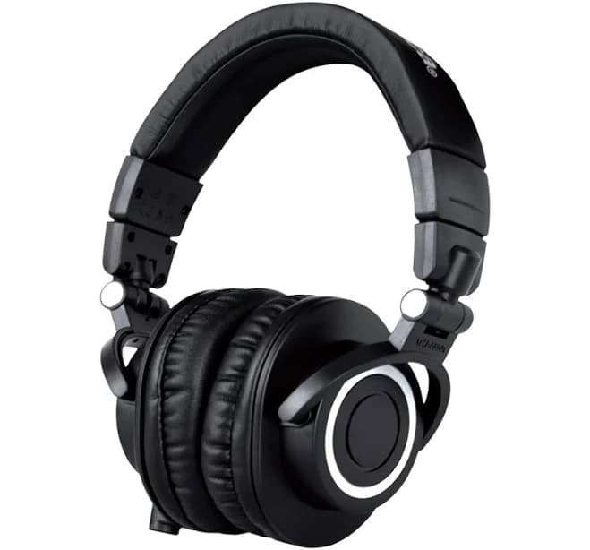 ATH-M50x Professional Studio Monitor Headphones with High-Resolution Audio for Music Production and