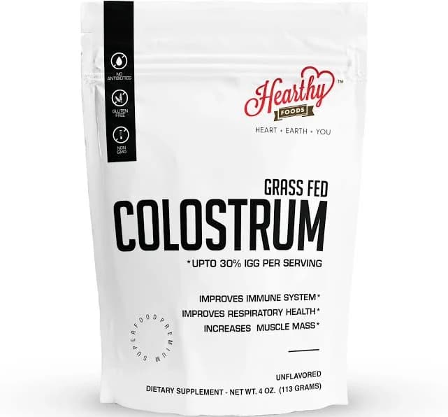 Heathy Foods Grass Fed Colostrum Powder
