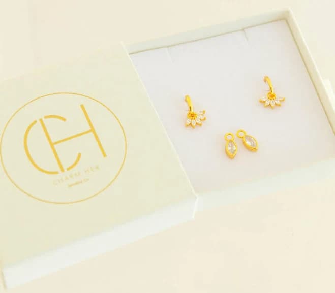 18K Gold Waterproof Tarnish Proof Charm