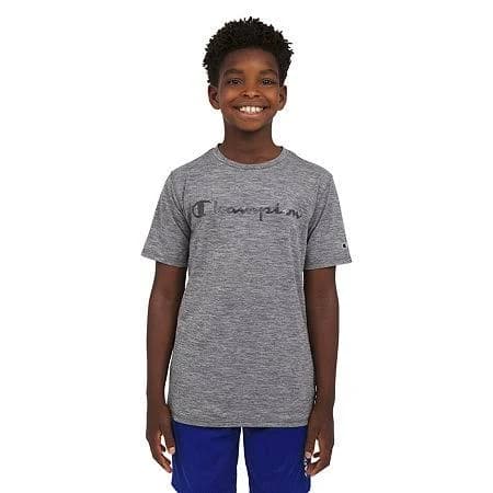 Champion Big Kid Boys Classic Fit Crew Neck Short Sleeve Graphic T-Shirt