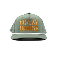 Crazy House Sage Snapback with Gold Stitching – Crazy House Western Wear