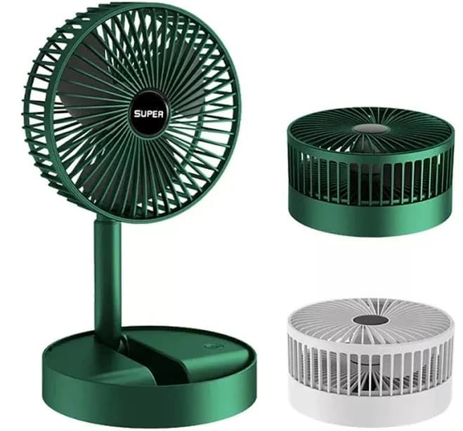 Mini Foldable USB Rechargeable Desk Fan