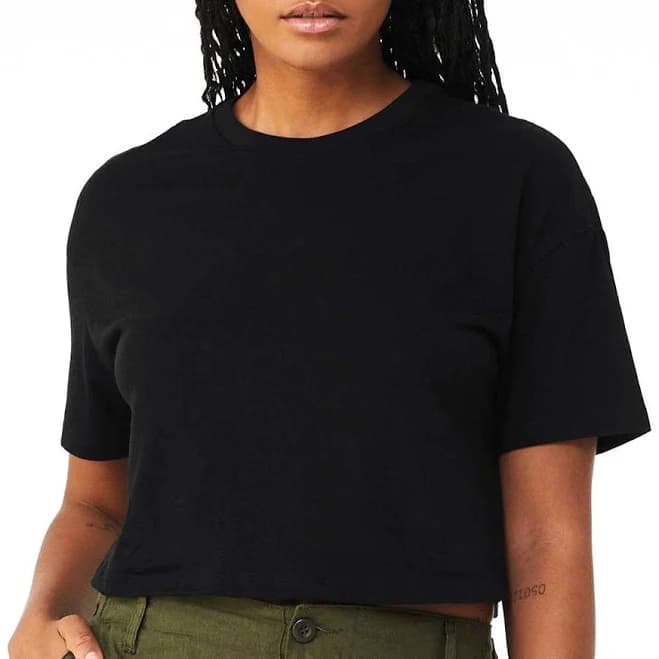 Bella + Canvas 6482 Women's Jersey Crop Tee
