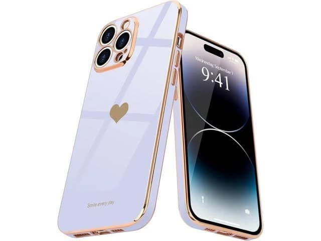 Teageo iPhone 14 Pro Case for Women