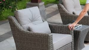 Amazon.com: CHITA Patio Wicker Chair, 360° Rocking Swivel Outdoor Rattan Chair with Thickened Cushions for Backyard, Poolside, Garden or Porch : Patio, Lawn & Garden