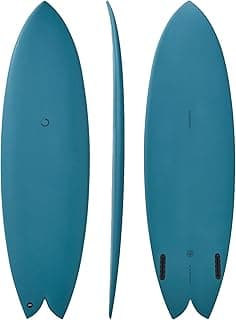 Wood Skin Surfboard Hybrid HB02 Fish 6'2", Durable and Light-Weight Structure