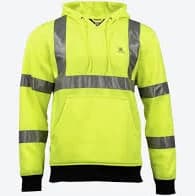 Mobile Warming Hi-Vis Pullover Hoodie Men's
